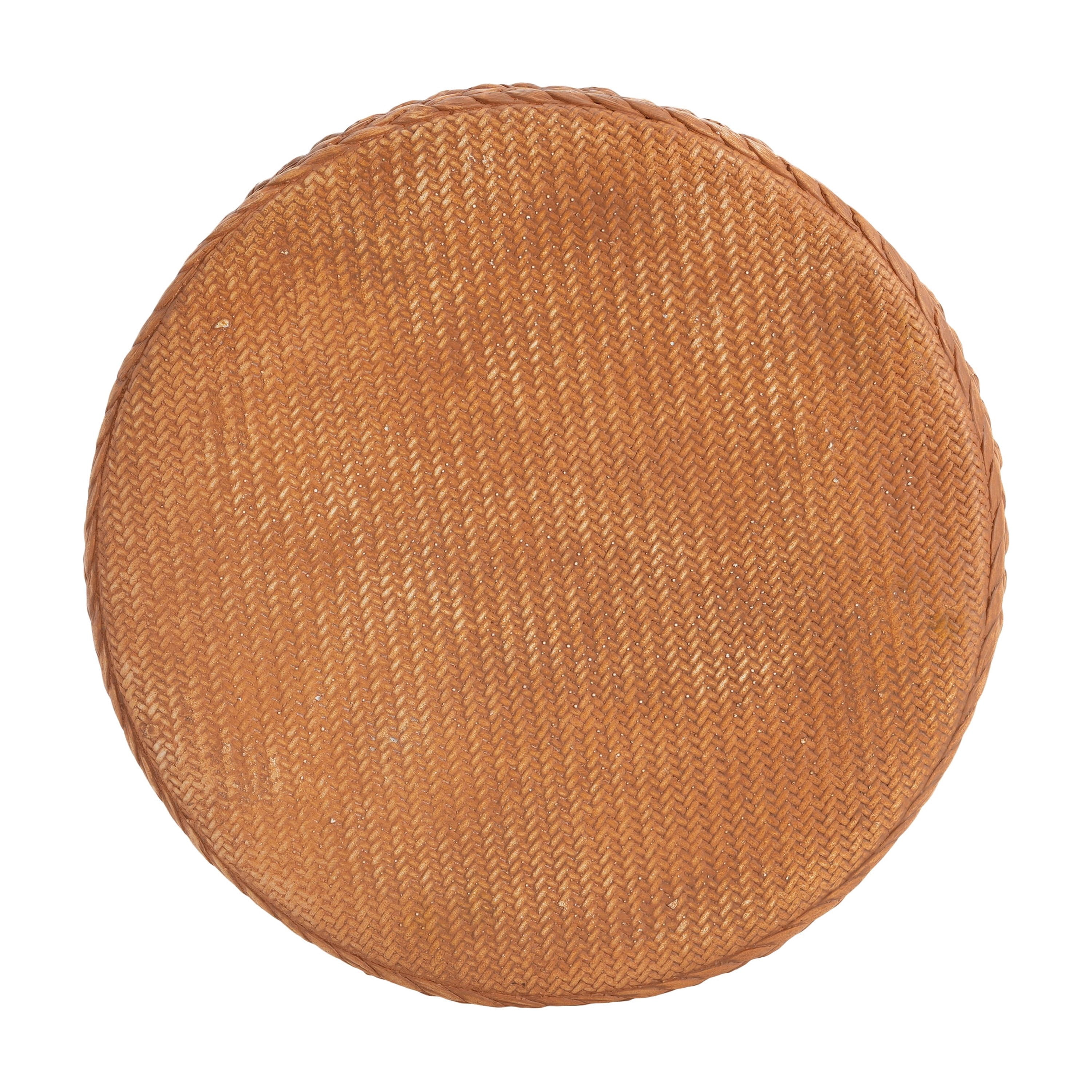 Outdoor Patio Round MGO Side Table, Brown
