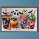 thumbnail image 1 of Cuadros Decorativos 5D bricolaje taladro redondo completo diamante pintura cadáver novia Copa Kit decoración del hogar Wdftyju embutido en tela, 1 of 9