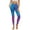 Butterfly Dark Blue Pink Tie-Dye, variant on COEQINE Women Elastic Yoga Pants with Pockets Tummy Control High Waisted Casual Athletic Leggings No See Through Hip Lift Comfortable Tights, Hippie Flower Stripes, 3XL
