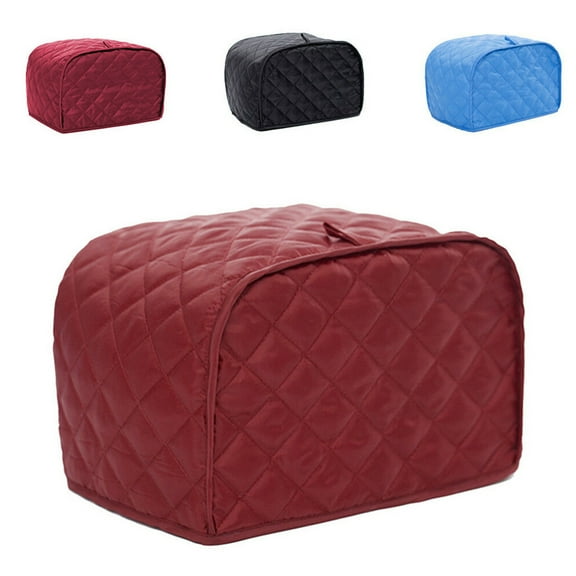 Yirtree Quilted Toaster Oven Broiler Appliance Cover Dust and Fingerprint Machine Washable Dustproof Polyester Toaster Oven Dustproof Cover for Home