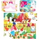 thumbnail image 1 of Puzles Huoguo Princess de 4 a 8 años para niños, paquete de 3, 120 piezas, 1 of 1