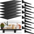 thumbnail image 1 of Estantería Slatwall Tcevily, 6 unidades, madera, 20 x 50 cm, con soportes metálicos, 1 of 7