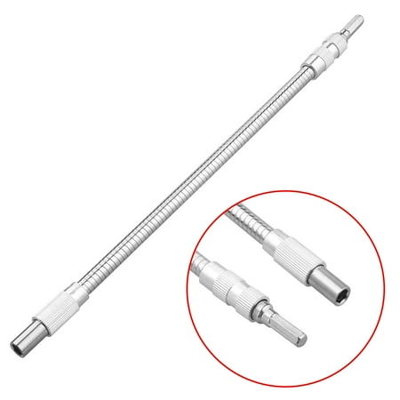 Hex Power Tool Screwdriver - 10.75Inch Flexible Extension Screwdriver 1/4Inch Hex Shank Screw Connect Drill Tool