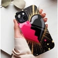 thumbnail image 5 of Broken Heart Glitter Shiny iPhone Case with Starburst Design, Perfect Gift for Her Him on Valentine’s Day, Compatible with iPhone 11/12/13/14/15/16 (Pro Max/Plus), 5 of 9
