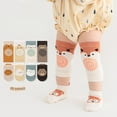 thumbnail image 6 of Baby Crawling Anti-Slip Elastic 3 Pairs Knee Pads and 3 Pairs Socks Set,Toddler Knee Protector for Baby Kids Kneepads, 6 of 6