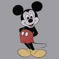 thumbnail image 2 of Boy's Mickey & Friends Mickey Mouse Classic Cartoon Smile  Pull Over Hoodie Athletic Heather Medium, 2 of 4