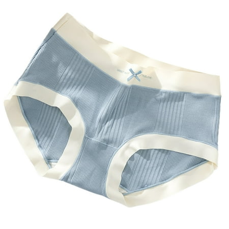 

Ladies Briefs Underwear High Waisted Briefs For Summer Day XL Lake Blue