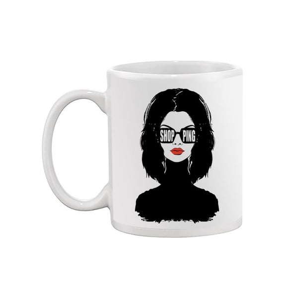 Fashion Woman With Red Lips Mug -Image by Shutterstock,