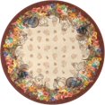 thumbnail image 1 of Round Thanksgiving Tablecloth 60 Inch, Thanksgiving Turkey Harvest Tablecloth Round, Thanksgiving Table Cloths Round, Thanksgiving Round Table Cover Decor, 1 of 1