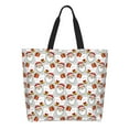 thumbnail image 1 of Disketp Christmas Santa Claus Bolsa Tote Estampada para Mujer, Bolso de Hombro y de Mano para Compras y Viajes, 1 of 8