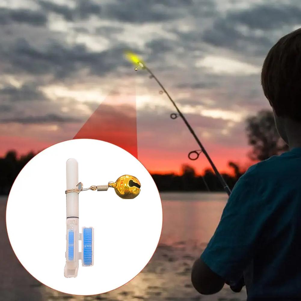 Lot De 4 Lampes De Nuit Pour Canne à Pêche Abnaok - Alarme Lumineuse étanche Avec Clip, Idéale Pour La Pêche De Nuit - 11