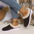thumbnail image 4 of CHUMUD Womens Slipper Warm Comfy Memory Foam House Slippers Faux Fur Lined Anti-Skid Rubber Sole Bedroom Cozy Indoor Outdoor Slippers, 4 of 8