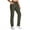 Brown, variant on liyiyiyia Womens Quick Dry Hiking Pants Elastic Waist Black Cargo Pants Lightweight Water Resistant Travel Work Trousers