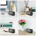 thumbnail image 5 of Desk Digital Alarm Clock with USB Port for Charging, 6 Levels Of Brightness Small Bedside Clocks 5 LED Display Adjustable Alarm Volume, 5 of 9