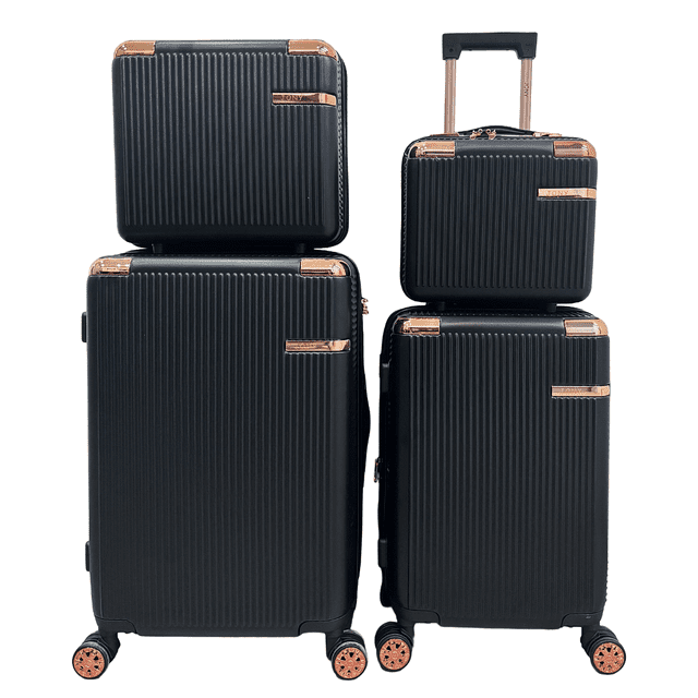 Set 4 Maletas De Viaje Jony Grande 20 kg Y 10 kg Con Candado Tsa Ruedas Giratorias