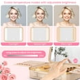 thumbnail image 6 of EasyinBeauty Travel Makeup Case with Lighted Mirro- Pink, 6 of 7