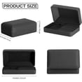 thumbnail image 2 of Velvet Ring Storage Box Jewelry Set Box, Velvet Gift Box for Bracelet Necklace Pendant Earring Ring, Small Travel Jewelry Storage Case (Black), 2 of 8