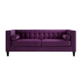 thumbnail image 4 of Posh Living Phoenix Button Tufted Velvet Sofa in Purple, 4 of 8