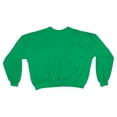 thumbnail image 2 of Women's Pressbox Green Notre Dame Fighting Irish Oversized Janice Waist-Length Sweatshirt, 2 of 2