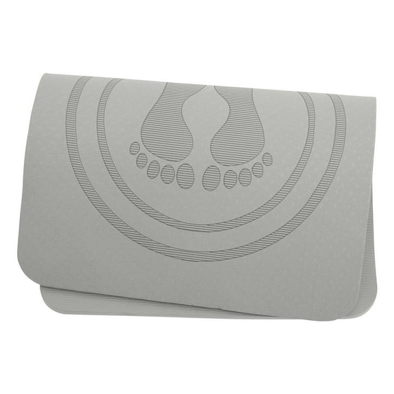 BESTOYARD Sports Grade Grey Tpe Jump Rope Mat for Home Fitness and Multi Function Workouts