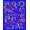 Blue, Pattern 2, variant on ODIKA 8'x10' Machine Washable Non-Slip Area Rug, Enchanted ABC Interactive Knowledge Map High Traffic Rug, Blue, 696918