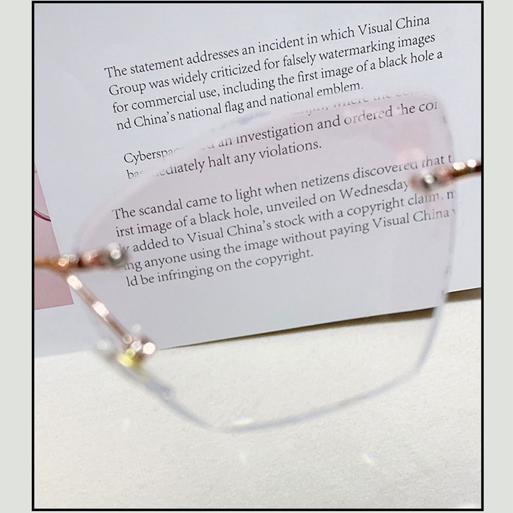 2 Pairs of Women Diamond Rimless Blue Light Blocking Reading Glasses 1.50 Gradient Pink Sunglasses Butterfly Silver Readers +1.50