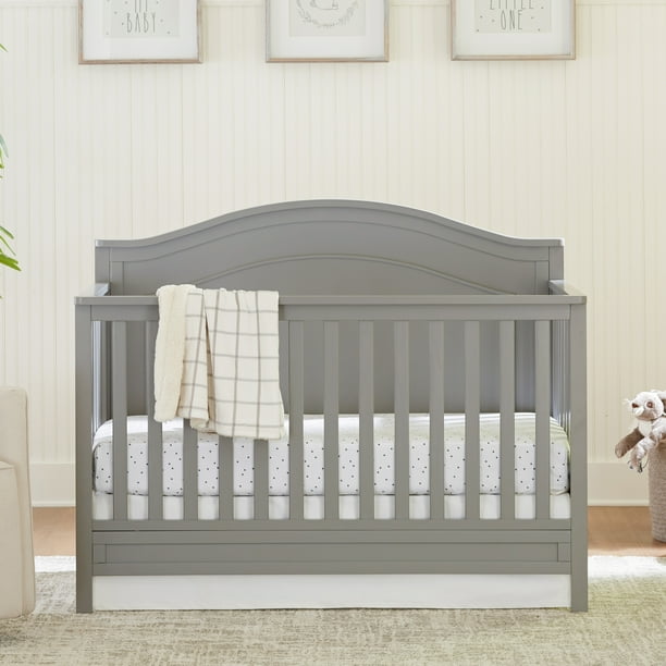 DaVinci Baby Charlie 4-in-1 Convertible Crib in Gray - Walmart.com