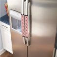 thumbnail image 2 of ZIATUBLES Refrigerator Door Handle Covers Protective Kitchen Appliance Gloves Fridge Microwave Dishwasher Washable Soft Handle Cloth, 6 PCS, Santa Claus Christmas Tree Gingerbread Man Pink, 2 of 7