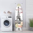thumbnail image 3 of HELLHERO Eiffel Cherry Blossom Pattern Ironing Board Covets Hook and Loop Fastener Non-Slip Polyester for Friends(No Padding), 3 of 5