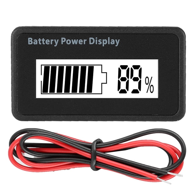 Battery Tester,White Backlit GY-6H Battery Voltage Tester Battery Capacity Meter Reliable and Durable
