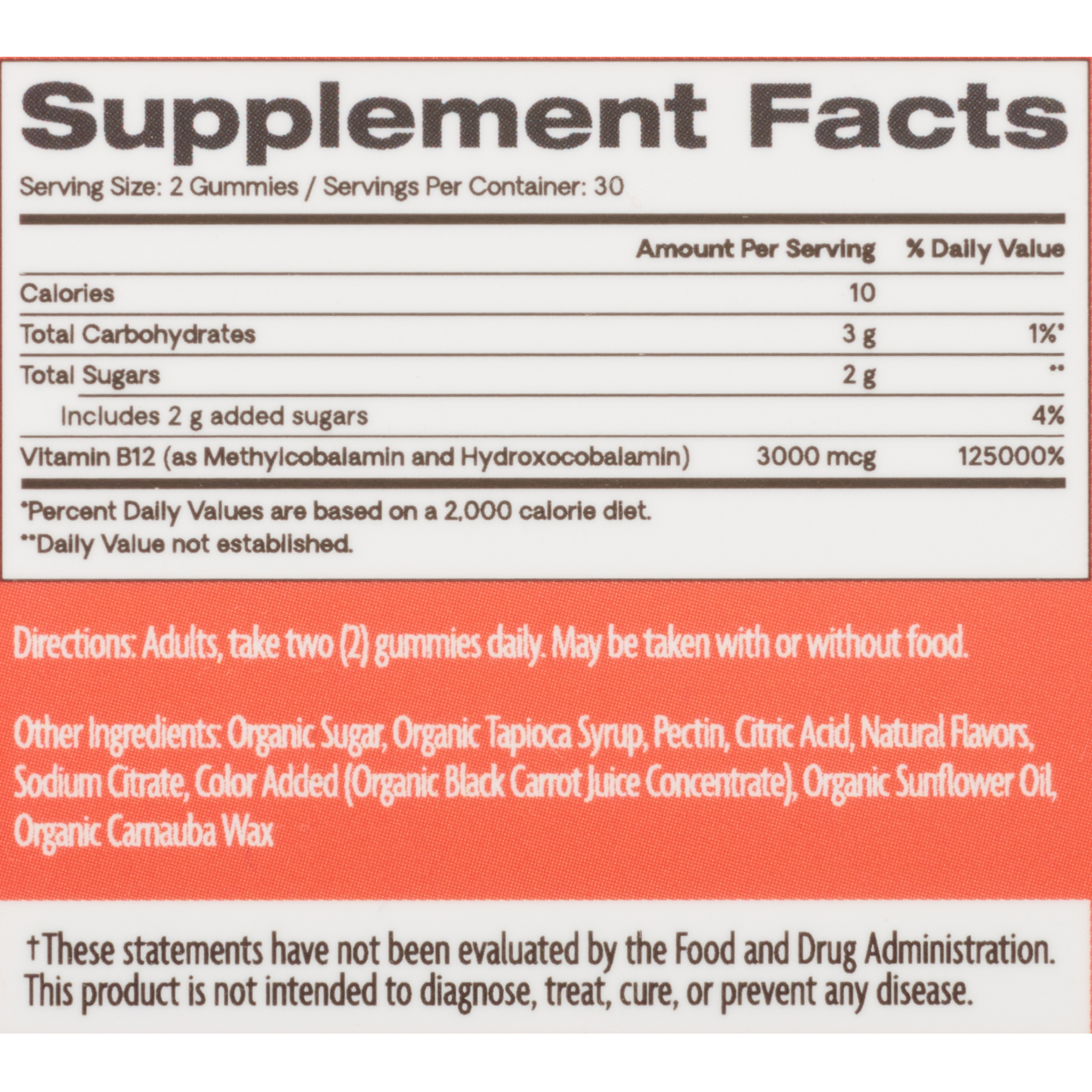 Hello Bello Organic Vitamin B12 Gummies, 3000mcg, 60ct