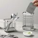 thumbnail image 5 of Stainless Steel Cutlery Drainer Stand, Kitchen Sink Utensil Organizer Rack, 5 of 5