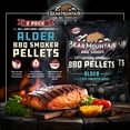 thumbnail image 3 of Bear Mountain Natural Hardwood Alder Flavor Pellets, 20 Pounds (2 Pack), 3 of 12