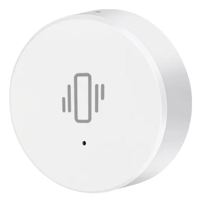 Tuya ZigBee Smart Vibration Sensor Real Time Monitoring Door Window Detection Alarm Smart Security Protection System