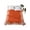 Orange, variant on Queen Flat Sheet 90"x102", Coastal Coral Soft Lightweight Bedding Flat Sheets Only, Orange White Ocean Marine Nautical Beach Brushed Microfiber Top Bed Sheet, Breathable StainResistant Bedsheets