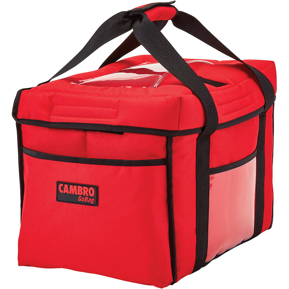 Cambro Nylon 13 X 10 X 9 Food Delivery Bag Insulated Food Carrier 4pk Black Gbd151212 521