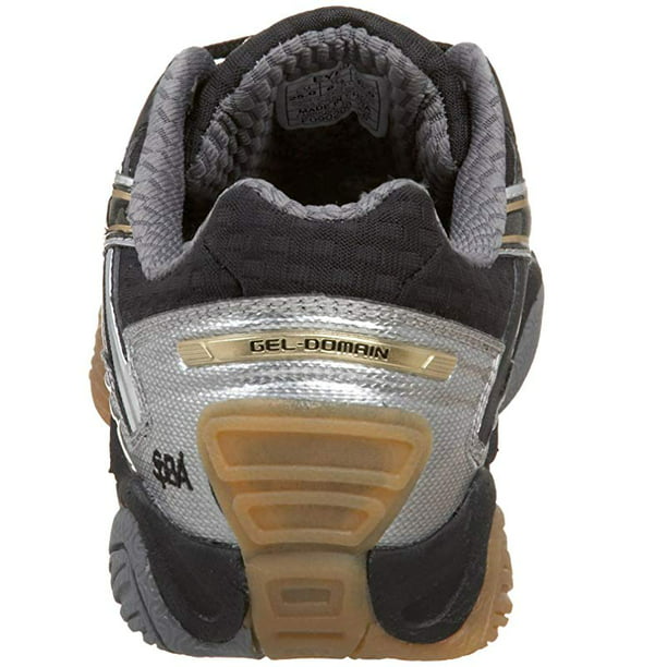 ignorar reservorio Presunción ASICS Men's GEL-Domain Court Shoe, Silver/Black/Gold, 15 D(M) US -  Walmart.com