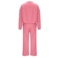 thumbnail image 5 of Brilliant Womens Plus Size Clearance Fall Women 2023 Color Sports Suit Casual Sports Hoodie Pant Two-piece Set, 5 of 7