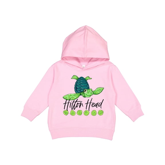 Inktastic Hilton Head Cute Smiling Sea Turtle Toddler Hoodie