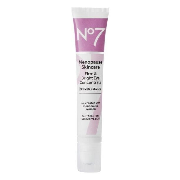 No7 Menopause Skincare Firm & Bright Eye Concentrate, 0.5 oz