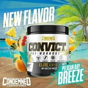Condemned Labz Convict Stim Pre-Workout 50 Servings Pelican Bay Breeze