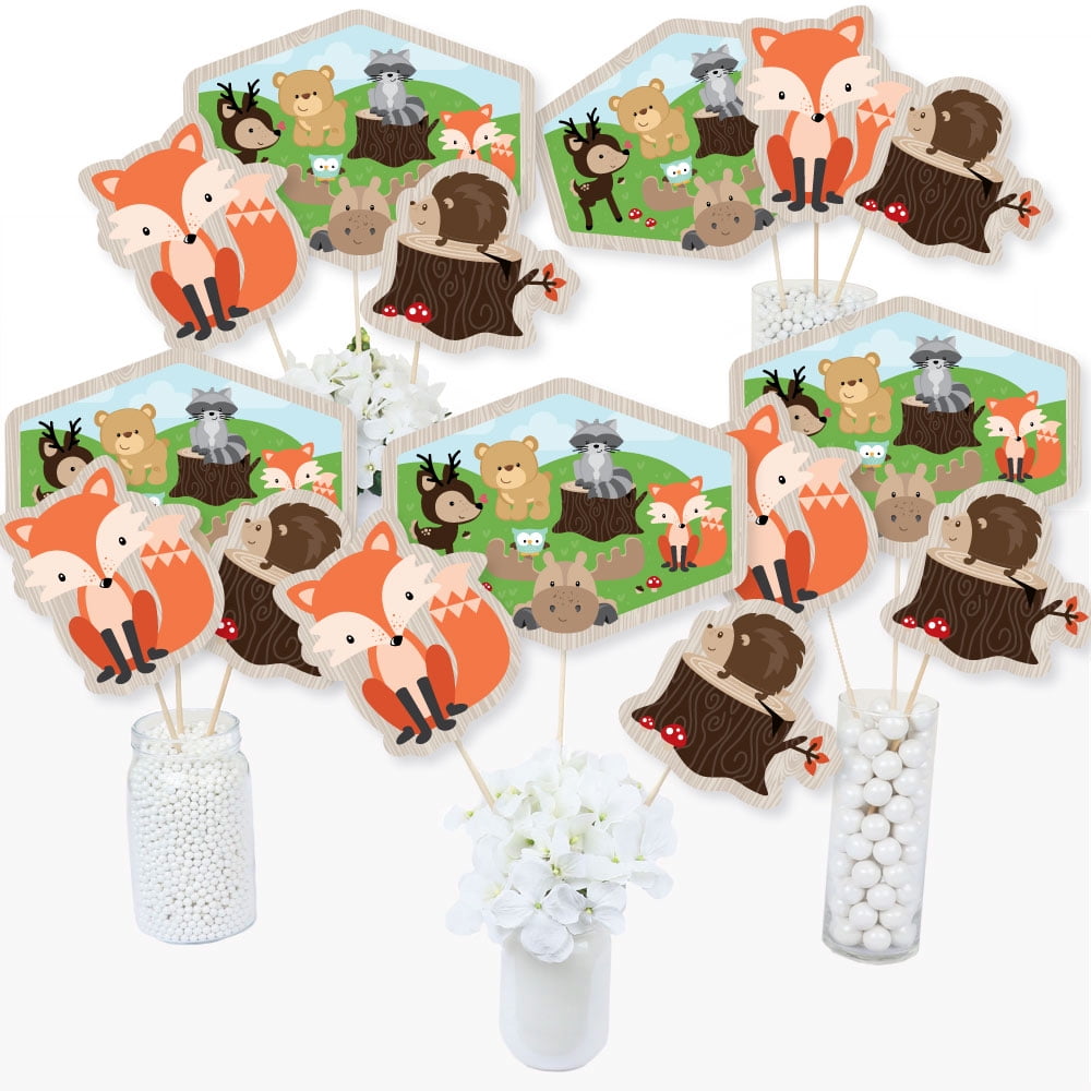 woodland baby shower tablecloth
