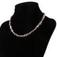 thumbnail image 1 of Collar de perlas Hugo Violeta 8-9mm 40 unids, 1 of 9