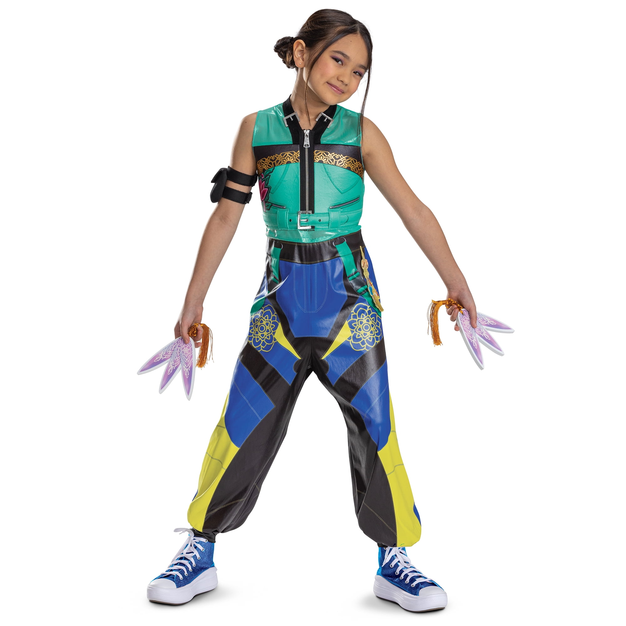 Netflix K-Pop Demon Hunters Zoey Halloween Costume for Children, Girls Size S (6/6X), by Disguise