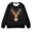 Black, variant on Girls Sweatshirt Kids Holiday Tree Print Pocket Crew Neck Long Sleeve Hoodless Top Black 3-4 Years