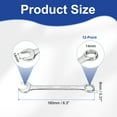 thumbnail image 2 of Combination Wrench 14mm Metric 12-Point Box and Open End Zinc Plated Steel, 2 of 7