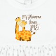 thumbnail image 4 of Inktastic My Mamaw Loves Me Girls Baby Dress, 4 of 5