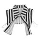thumbnail image 1 of unbranded Cuello Falso Desmontable A Rayas Negro Para Mujer Accesorio Para Oficina Y Uso Diario, 1 of 7