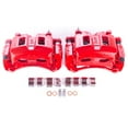 thumbnail image 2 of Power Stop Front Pair of Red Powder Coated Calipers S2656 Fits 2002 Mitsubishi Montero, 2 of 4