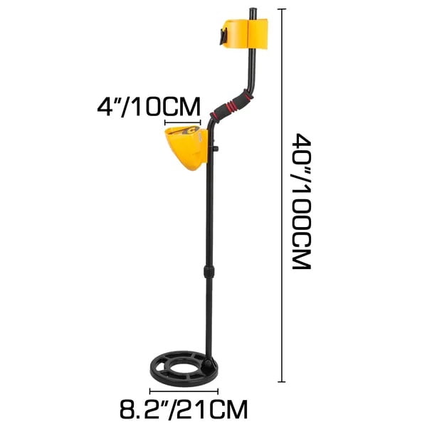 Metal Detector Waterproof Disc Metal detectors Underwater Underground high Accuracy LCD Display Metal Detector for Adults and Children Headphone Automatic Detector